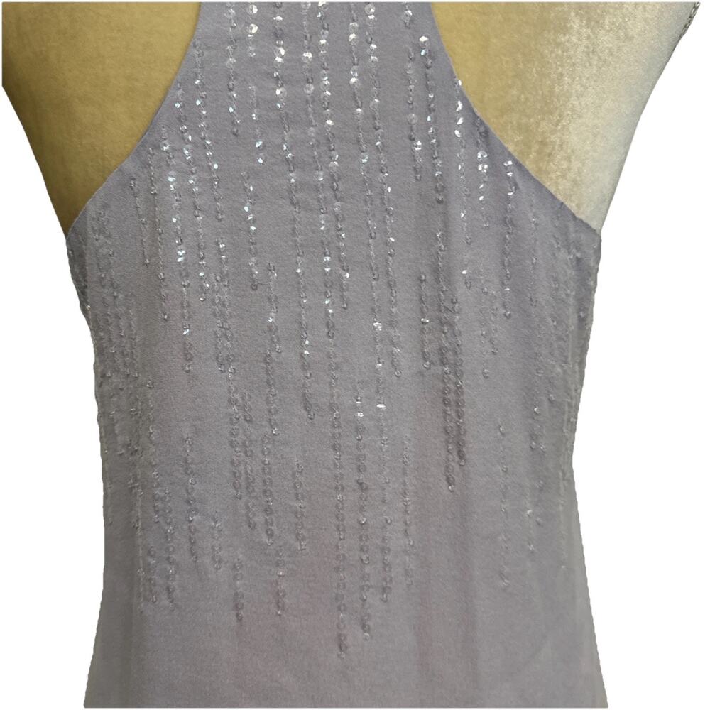 Tibi Lavender Sequin Scoop Neck Tank - Picture 7 of 11